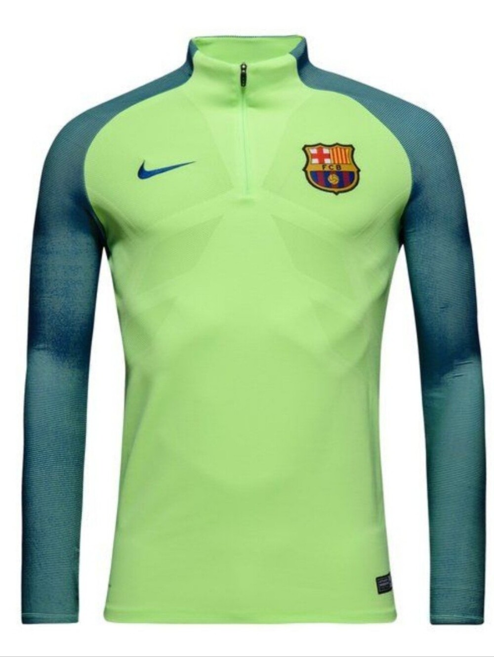 Nike Aeroswift FC Barcelona Training Shirt Strike Drill Ghost Green Mens Medium